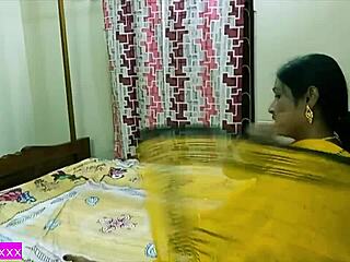 Indian hot milf aunty craves banging with me, a teen boy. Her Hindi voice drives me wild!