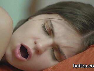 glamorous skinny nympho, her wet vagina and tiny anal hole get poked hard, tits bouncing