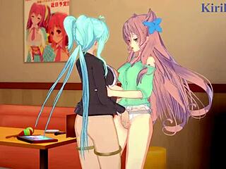 Kanade Am, Maria Cadenzavna Eve, Cagliostro in wild lesbian hentai play