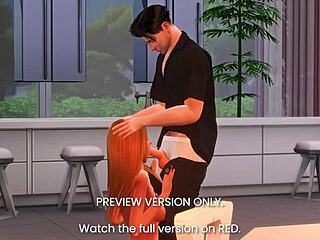 Jännittävä palkintoyö 3D hentai previewssa