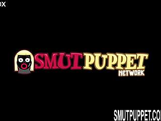 Damn! Young GFs Suck Hard in Smut Puppet Compilation!