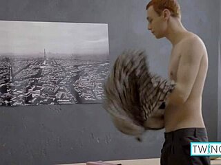 Michael takes his time fucking Lucas's tight butthole with intense pleasure!