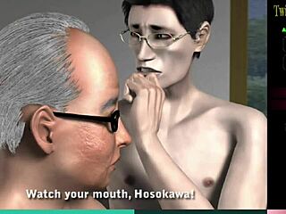 twin succubus shows amazing dick sucking skills on monster cock in ep 13!