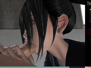 twin succubus shows amazing dick sucking skills on monster cock in ep 13!