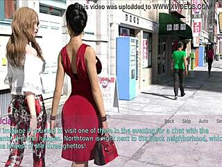 A wife and stepmother in a homemade game scenario.