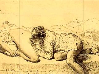 Vintage Erotic Illustration From Antique Comic Collection