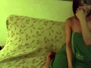 Japanese Teen with Big Tits Sucks Cock Hard