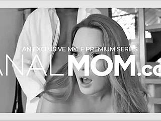 Sexy Ginger Stepmom Gives Horny Stepson Sensual Boobjob Secretly.