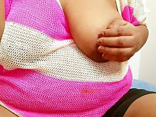 Pattaya Girl Flaunts Her Massive Boobs.