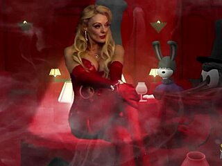 Busty Blonde Teases Dildo Before Sharing Cocks