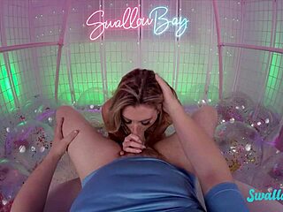 Swallowbay Features Sexy Blonde Addison Vodka in Loud Swinging Sex Session