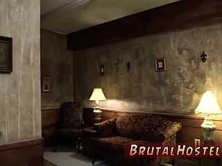 Brazilian Teen Slave's First Time in Bondage Dungeon: Excited Pee and Domination