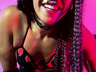 Sofie Lollipop, nerdy otaku, cums hard in Naruto-themed call