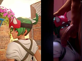 Overwatch Kiriko Submits As A Slut In 3D Compilation