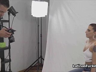 Latina Photo Model Cant Say No To Cock During Shoot