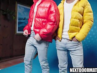 Hot Guys In Jockstraps Having Interracial Sex With Blowjob Rimjob Anal