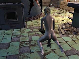 Fallout 4 sex adventure with dildo