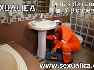 Primer Anal De Mi Hermana Con El Gasfitero Detrás De Cámaras Porno Peruana