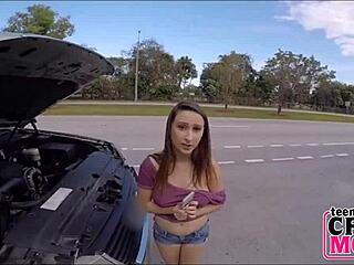 Fucked This Tiny 18+ Teen 18+ That Was Broken Down