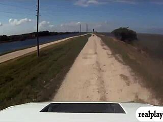 Lovely Babes in Bikinis Visit Outdoor Public Area with Big Tits