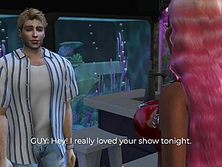 Nicki M rides lucky fan's cock hard in 3D hentai!