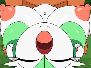 Pembiakan dengan Gardevoir melibatkan kongkek tetek dan kongkek memek