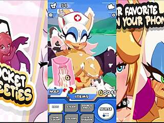 pocket sweeties rouge is so hot in this hentai game