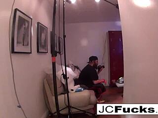 Watch football fanatic lesbians fuck in the locker room!