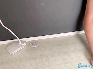 After studying, this gay guy tears his petite Latina friend's ass.