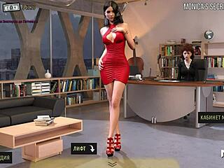 Flirting with boss at work in fashion business