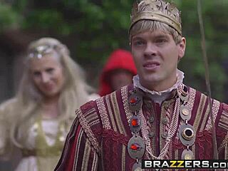 Brazzers恶搞《风暴之王》，Peta Jensen和Marc Rose肛交猛烈