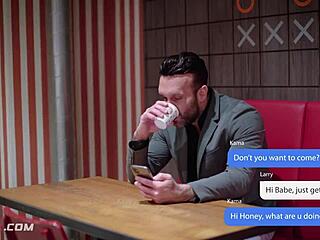 passionate honey rendezvous with friend, creampie and blowjob in lingerie