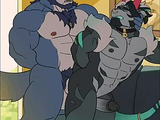Compilado de animaciones aleatorias con detalles de furry gay
