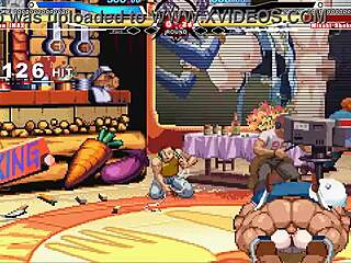 brian vs shokuhou in wild hentai action scene