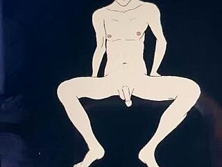 Stare At His Massive Anime Penis Intensely