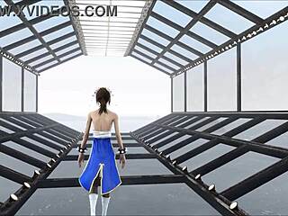 Cute brunette in Fallout fashion