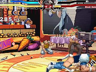 Brian vs Shokuhou en escena de acción hentai salvaje