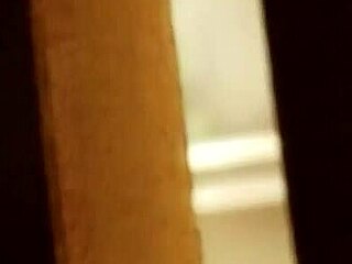 Spying on Her Shaving Her Hairy Pussy