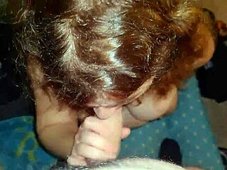 Amateur wife handles monster cock with oral and handjob, ending in cumshot