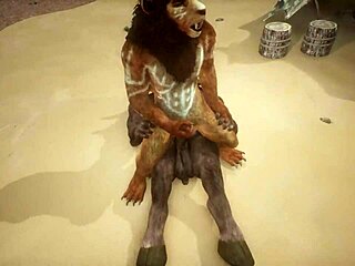 Ever seen a Minotaur pound a lion's mouth?