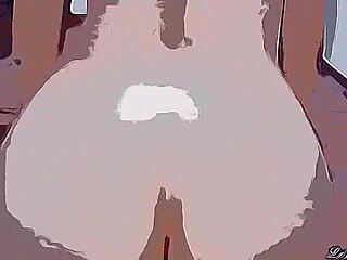 mi cuñada teases with her big ass and i can’t hold back. part 1 cartoon style.