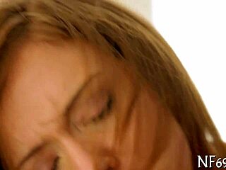 Naked European Couple in Hardcore Sex with Blowjob and Spanking