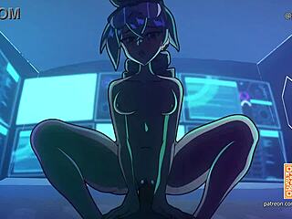 Garota Anime Hentai Monta Forte em Ação 2D