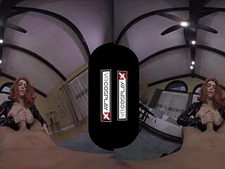 VRcosplayX Black Widow Rides Your Cock Hard, Ready for More!