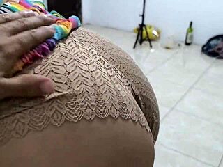 Stepmother moans in homemade threesome