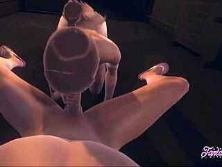 i'm sasha in on titans hentai, sucking and getting fucked in alley pov