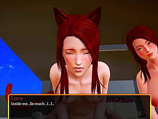 my new family 500 with redhead teen