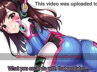 D.Va Edging Game with Light Femdom and Multiple Endings