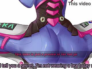 D.Va Edging Game with Light Femdom and Multiple Endings