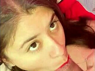 Latina puta minniesouldays gives blowjob ending in mouth cum